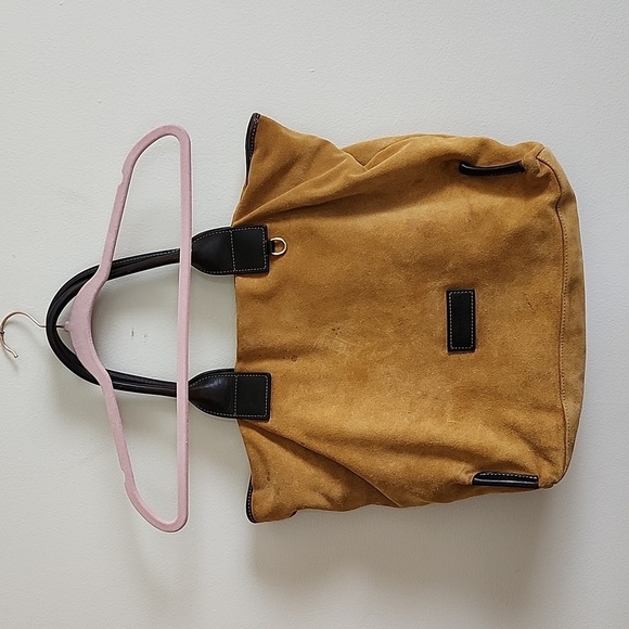 Dooney & Bourke Handbags - Dooney and Bourke Vintage Suede Leather Heavy Tote Bag